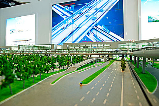 上海火车站模型