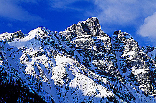 落基山脉,山,冰川国家公园,不列颠哥伦比亚省,加拿大