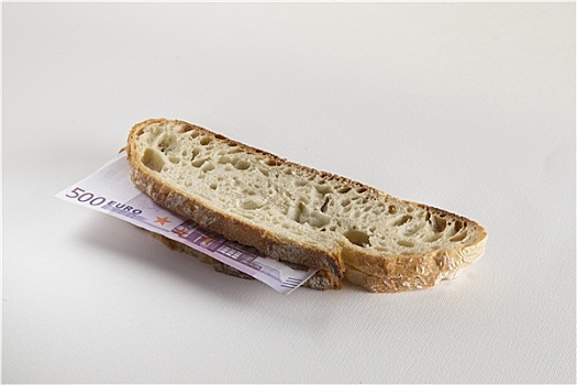 三明治,500欧元,货币