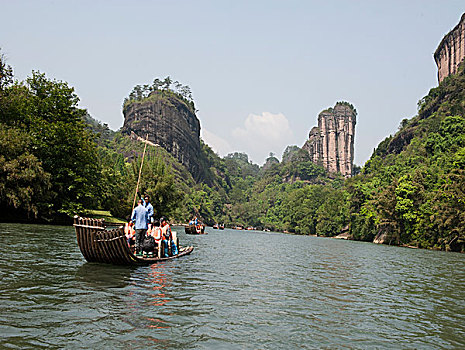 福建武夷山九曲溪漂流