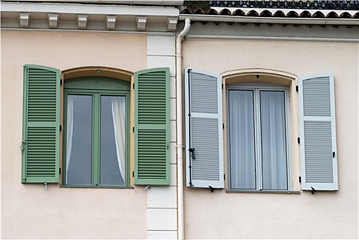 窗户,百叶窗,戛纳,法国