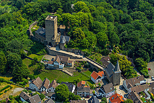 城堡,牢固,塔,鲁尔区,北莱茵威斯特伐利亚,德国