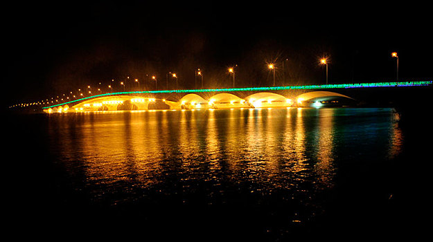 云溪大桥,夜景