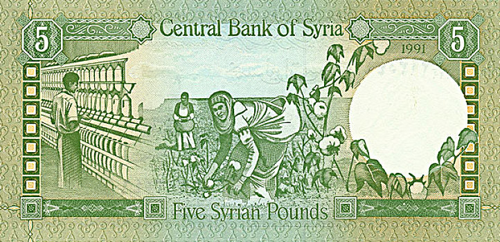 货币,叙利亚,收获
