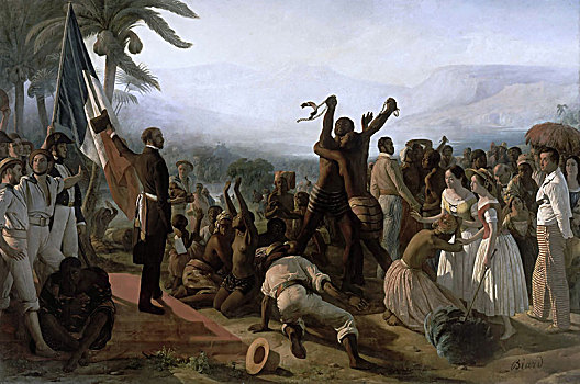 奴隶制,法国,四月,艺术家