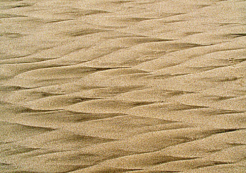 图案,沙子,大,海岸线,加利福尼亚