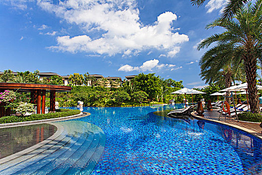 海棠湾酒店游泳池