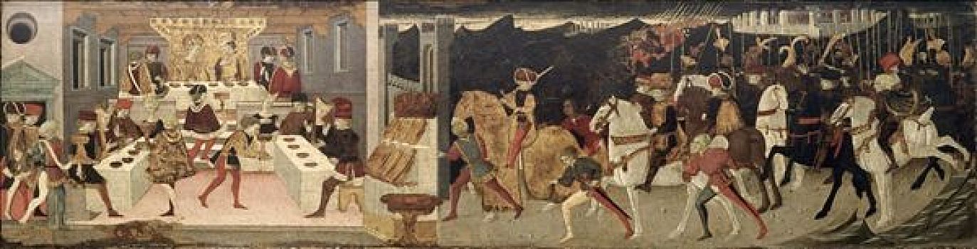 故事,骑马,15世纪,意大利,威尼斯
