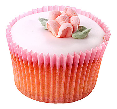 粉色,杯形蛋糕