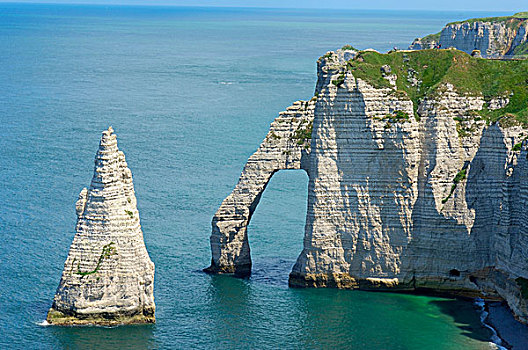 海崖,上诺曼底大区,诺曼底,法国,欧洲