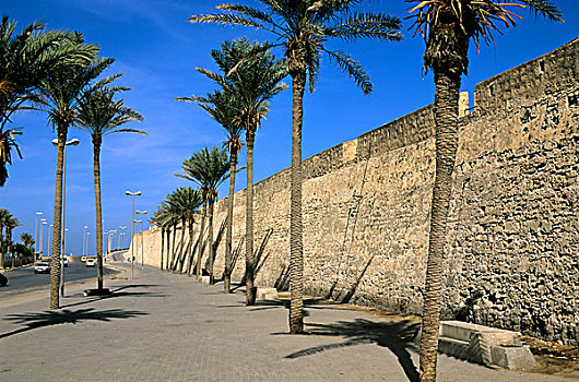 利比亚,的黎波里,老城墙