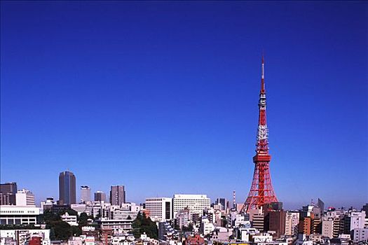 日本,东京,东京塔,前景
