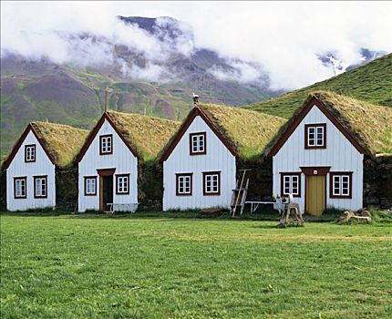 草皮,房子,博物馆,冰岛
