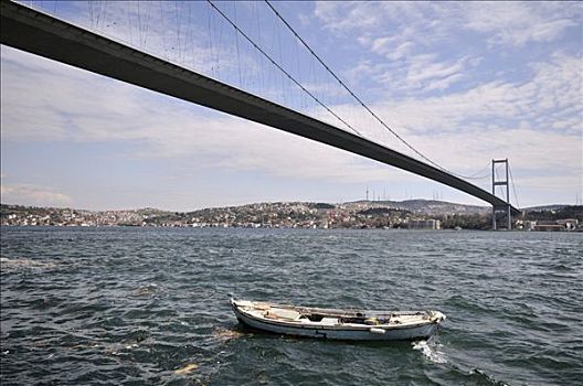 桥,跨越,博斯普鲁斯海峡,海峡,伊斯坦布尔,土耳其