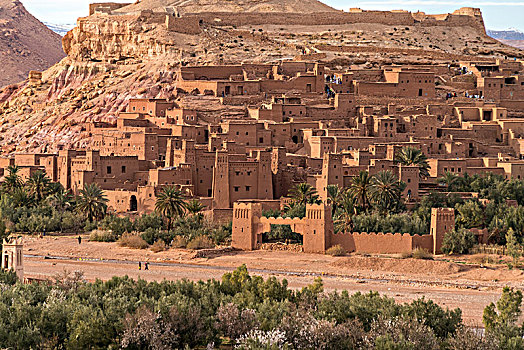 要塞,省,瓦尔扎扎特,摩洛哥,非洲