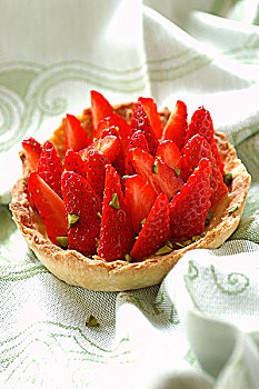 独特,草莓,开心果,柠檬乳,点心