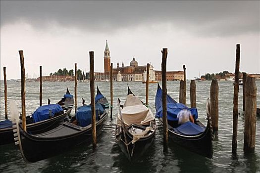 船,圣乔治奥,马焦雷湖,威尼斯,意大利