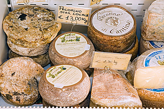 羊乳干酪,奶酪,钢琴,托斯卡纳,意大利,欧洲