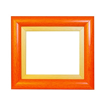 橙色,框