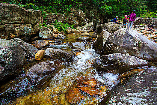 石头,鹅卵石,小溪,山石,山泉