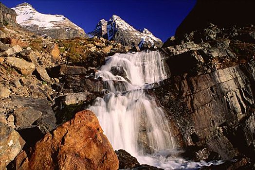 维多利亚瀑布,幽鹤国家公园,不列颠哥伦比亚省,加拿大