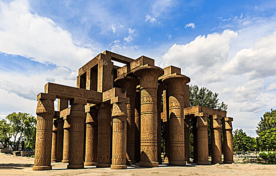 卡纳克神庙,埃及,古建筑,世界公园,微缩景观