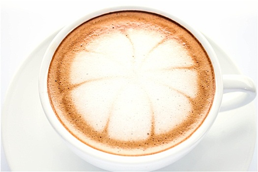 热,杯子,摩卡咖啡,隔绝,白色背景,背景