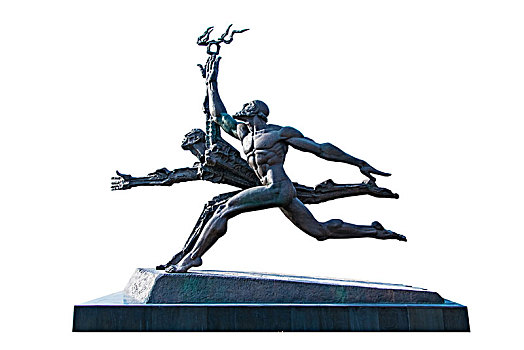 北京奥林匹克公园体育雕塑运动中的男士龙,赛船,香港体育运动