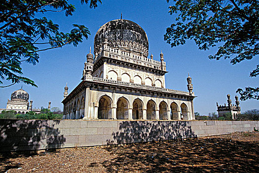 陵墓,朝代,安得拉邦,南印度,印度,亚洲