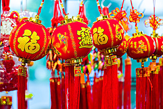 中国春节传统的饰品,灯笼造型春节饰品