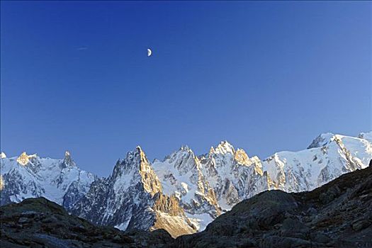 顶峰,勃朗峰,夏蒙尼,法国