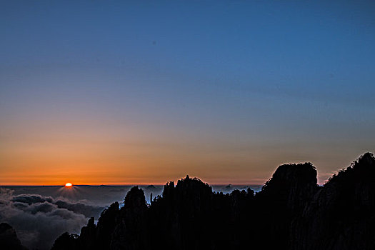 黄山日出