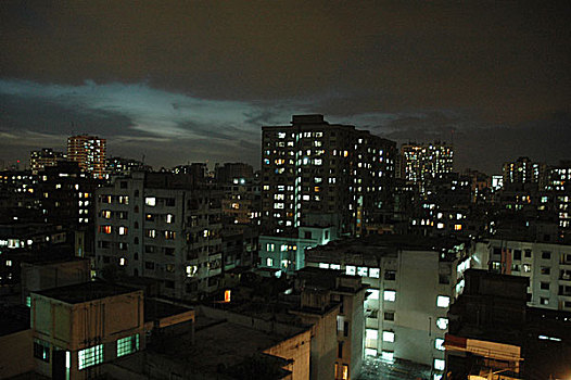 城市,达卡,首都,孟加拉,四月,2006年