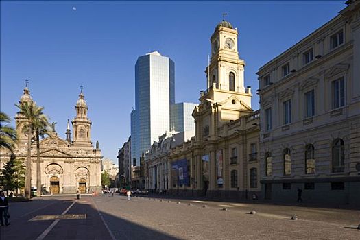 智利,圣地亚哥,阿玛斯,大教堂,博物馆