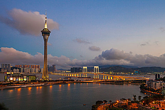 澳门城市夜景