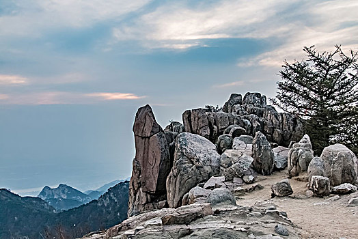 山东省泰安市泰山自然景观