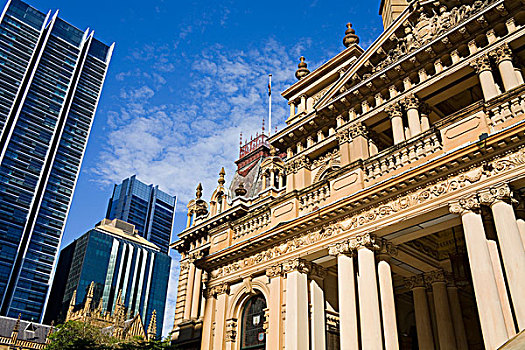 澳大利亚,新南威尔士,悉尼,中央商务区,市政厅
