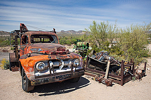 残骸,汽车,亚利桑那,美国