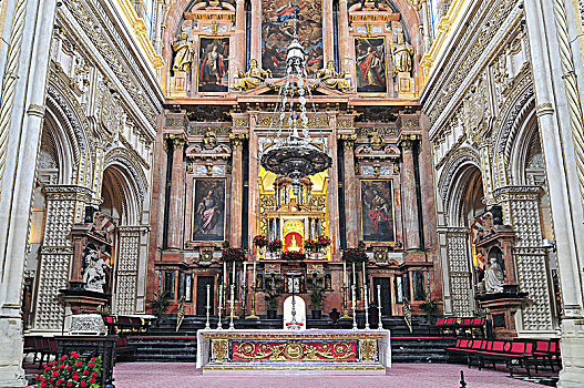 主祭台,大教堂,科多巴,安达卢西亚,西班牙