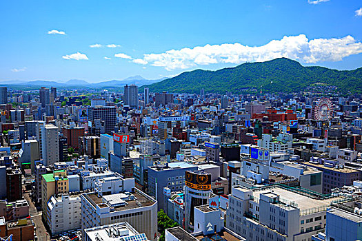 区域,札幌,电视塔