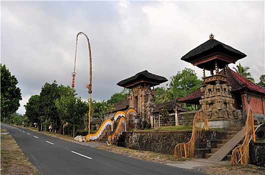 印度教,庙宇,乌布,巴厘岛,印度尼西亚