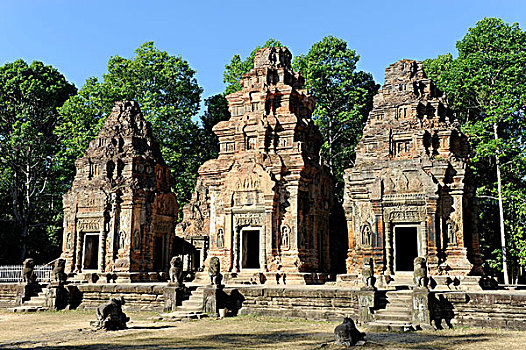 庙宇,多,收获,柬埔寨,东南亚,亚洲