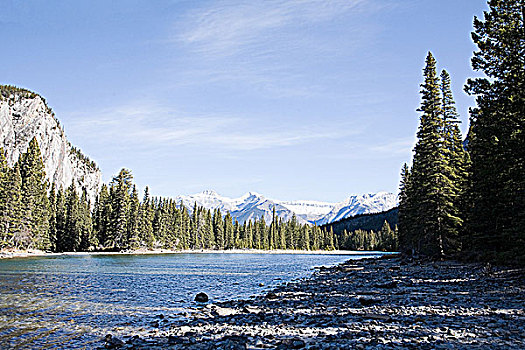 班芙国家公园,落基山脉,背景,加拿大