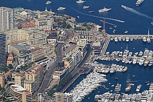 摩纳哥公国,f1赛车,港口,蒙特卡洛,地区,地中海,欧洲