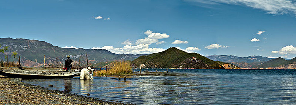 泸沽湖自然景观