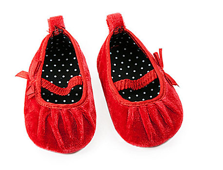 红色,婴儿鞋