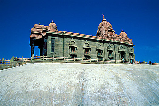 纪念,石头,城镇,印度,泰米尔纳德邦,印度南部,亚洲