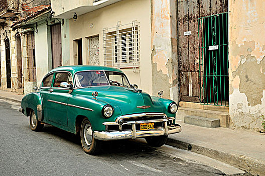 经典,汽车,历史,地区,卡马圭,古巴,加勒比