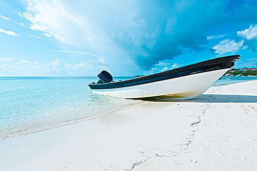 摩托艇,加勒比,海滩,圣安德烈斯岛,岛屿,哥伦比亚