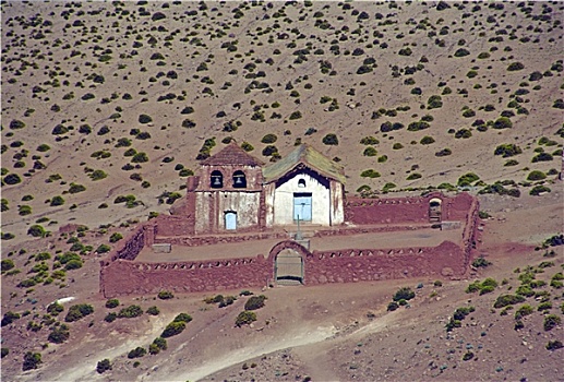 教会,高原,智利